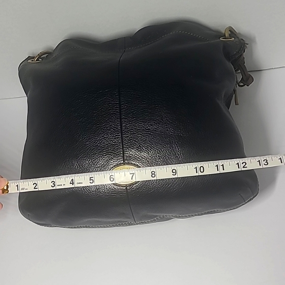 Fossil leather cossbody/shoulder bag. * 2 straps - Picture 12 of 13